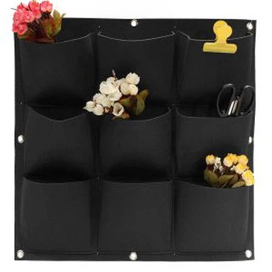 12 vasar Veggfestuð skrautleg lóðrétt hangandi ker