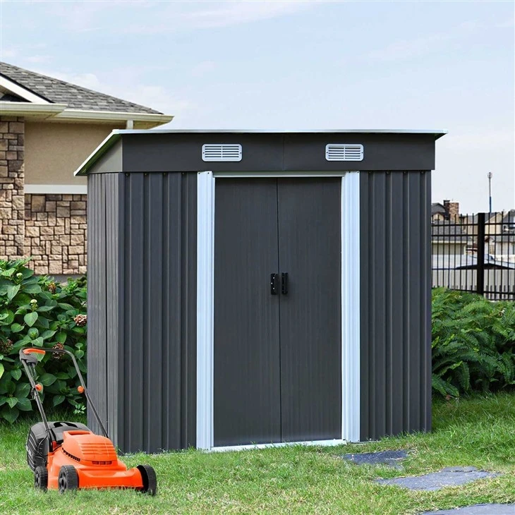 Garden Shed Metal Outdoor Shed Storage House Plastic